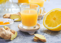 Gyömbér-kurkuma shot, ami támogatja az arcjóga hatását és a bőr egészségét